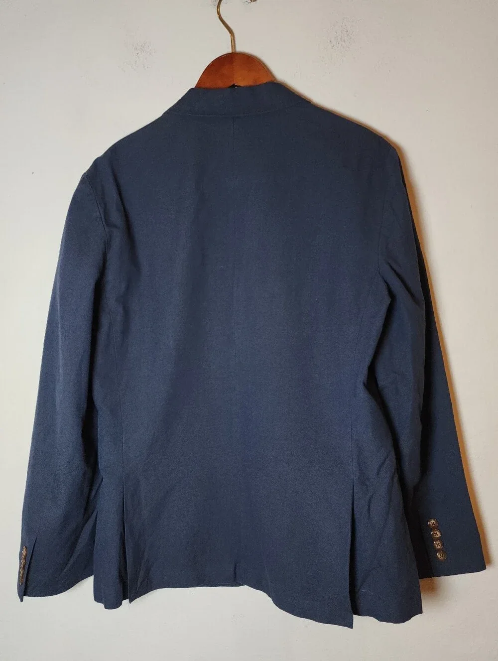 J. Crew Ludlow Baird Mcnutt Unstructured Suit Jacket Blazer Linen Blend Blue 40S
